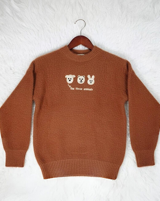Kids Rabbit Wool Sweater – Warm & Soft Winter Wear
